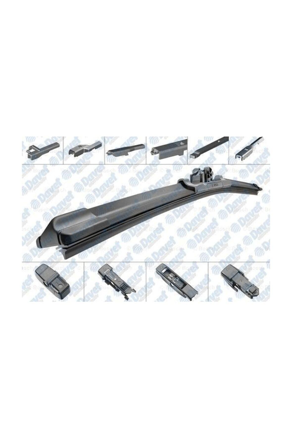 Silecek Supurgesi Muz Tipi Sagsol Ap800U Aerotwin Plus 800Mm (4 Adaptor Ile 10 Araca Uyumlu)-