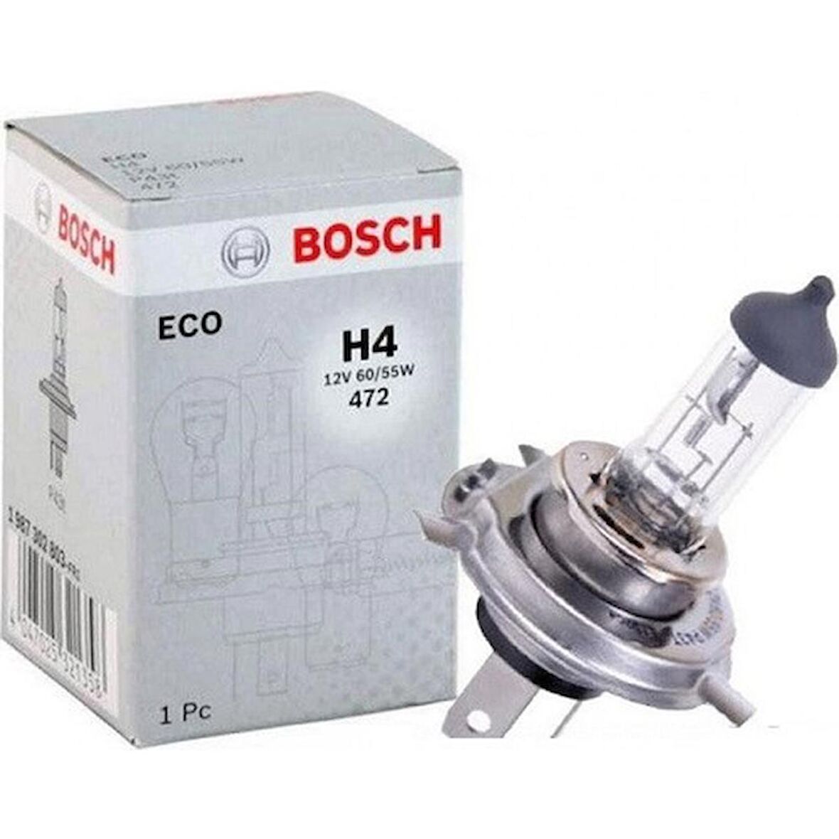 Bosch Ford Fusion H4 Far Ampulü 1 Adet 2004-2013