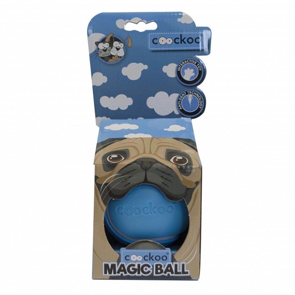 Duvo+ Coockoo Magic Ball Köpek Oyuncağı Ø 8,6cm Blue