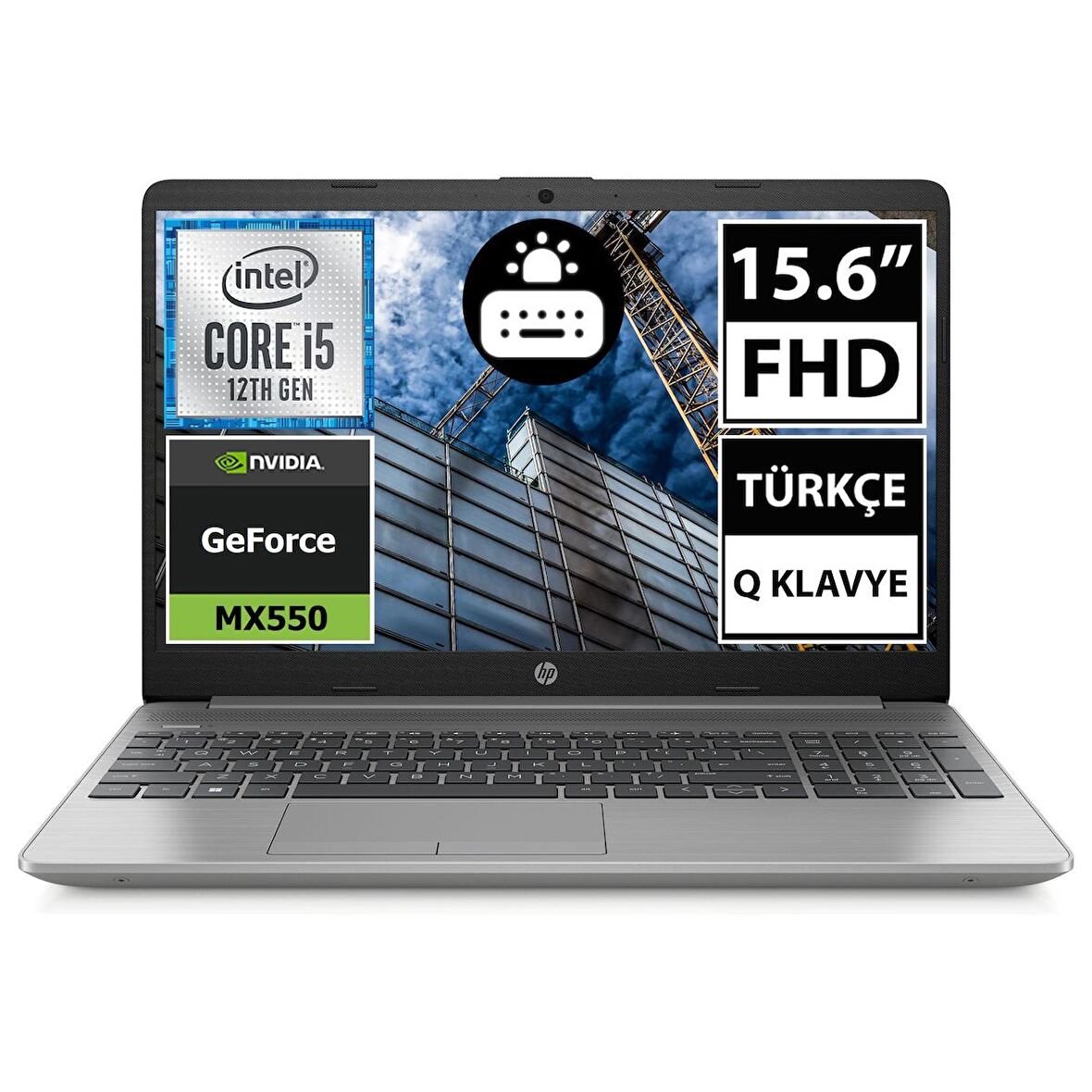 HP 250-6Q8M7ESBT2 Dahili Ekran Kartı Nvidia GeForce MX 450 16 GB DDR4 256 GB 15.6 inç Full HD Freedos Notebook Dizüstü Bilgisayar