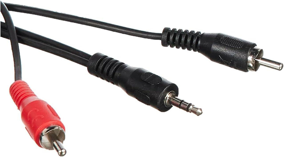 HAMA 3.5mm - 2RCA Siyah 2m HM.205106

