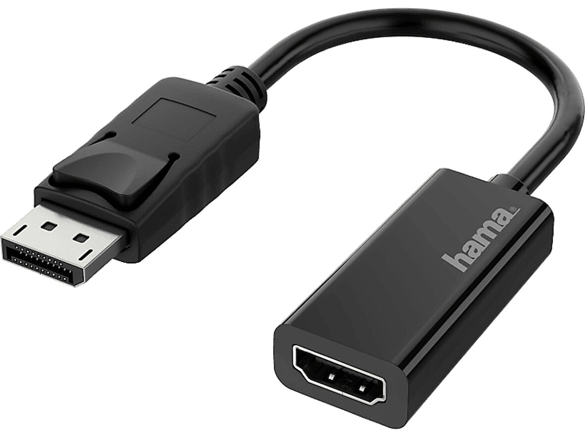 HAMA Displayport Fiş- HDMI Soket Ultra HD, 4K Adaptör