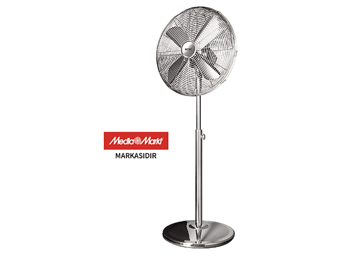 KOENIC KSF 400 M Ayaklı Vantilatör Krom