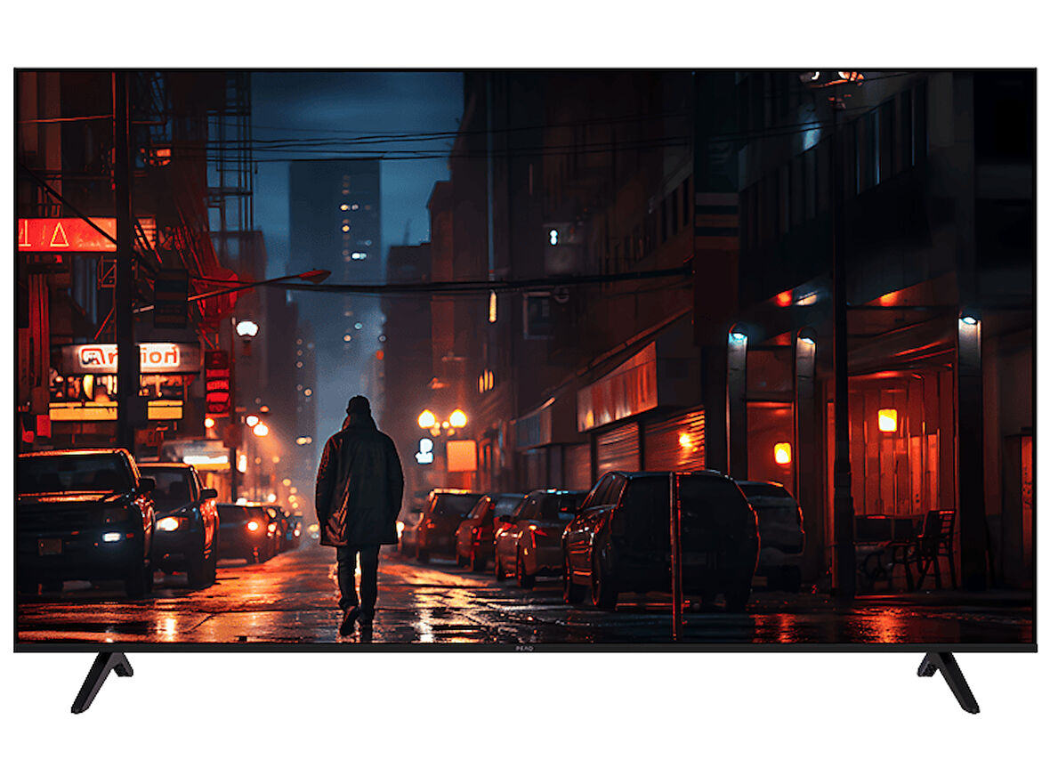 PEAQ 75Q80 75 inç 189 Ekran Dahili Uydu Alıcı Google 4K Ultra HD QLED TV