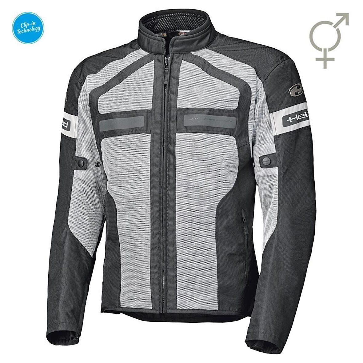 Held Tropic 3 Korumalı Yazlık Motosiklet Montu Siyah  Gri