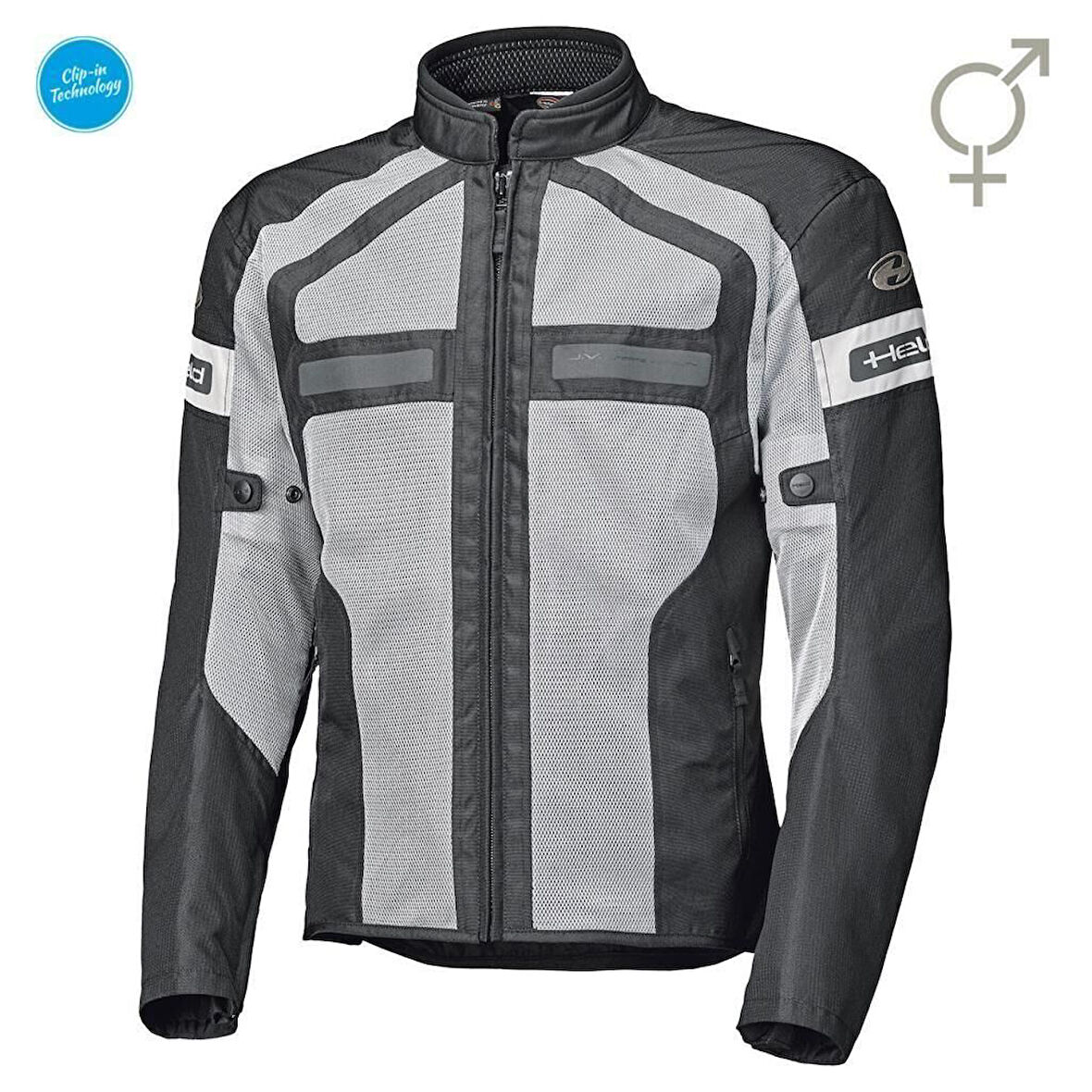 Held Tropic 3 Korumalı Yazlık Kadın Motosiklet Montu Siyah  Gri