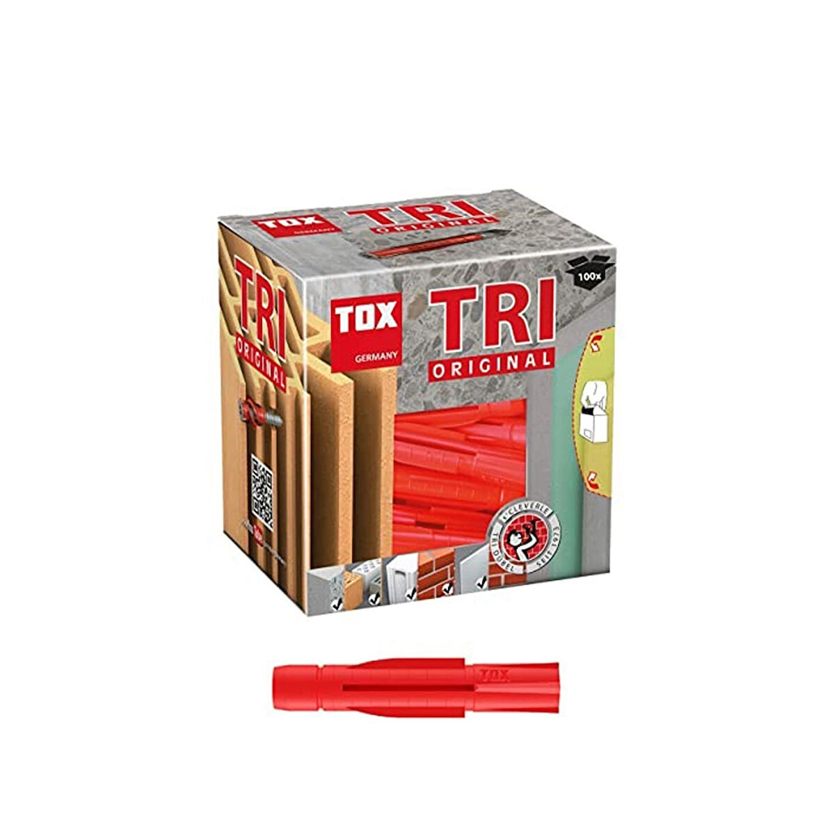 Frencke Dübel Tox Çok Amaçlı 100'lü Paketk 8'lik