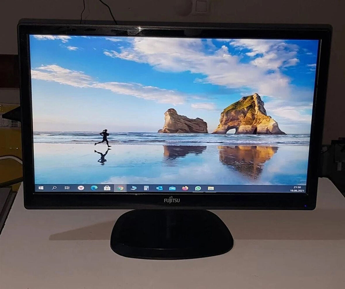 FUJİTSU L20T-4 20 inç LED WİDE GENİŞ EKRAN MONİTÖR TEMİZ DAHİLİ HOPARLÖRLÜ TEŞİR ÜRÜNÜ