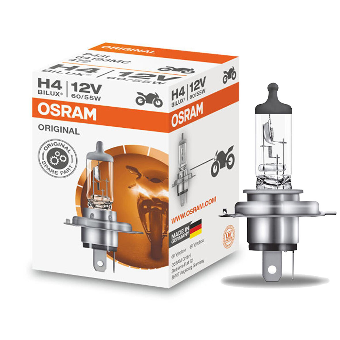 Osram Halojen Ampul Tırnaklı H4 12V 55W - 64193