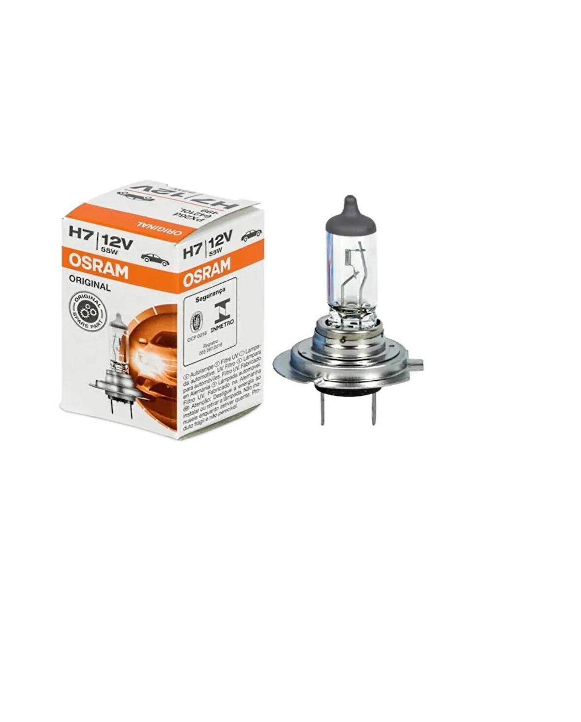 Osram Far Ampulü Halojen Colormatik %30 Fazla Sarı Işık 12V 55W H7