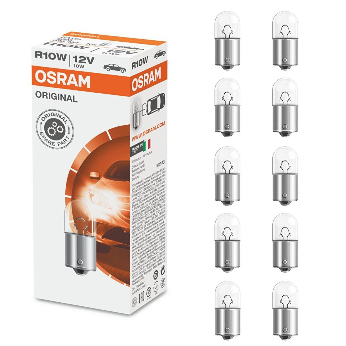 Osram 5008 R10W 67 Park Stop Ampul 12V 10W 10 Adet