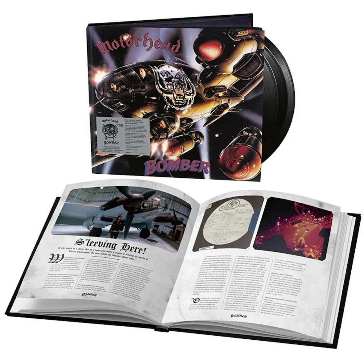 MOTORHEAD  Bomber (40th Anniversary Edition) (3LP, Deluxe Edition, Reissue, Remastered,180 Gram, Black Vinyl) Plak