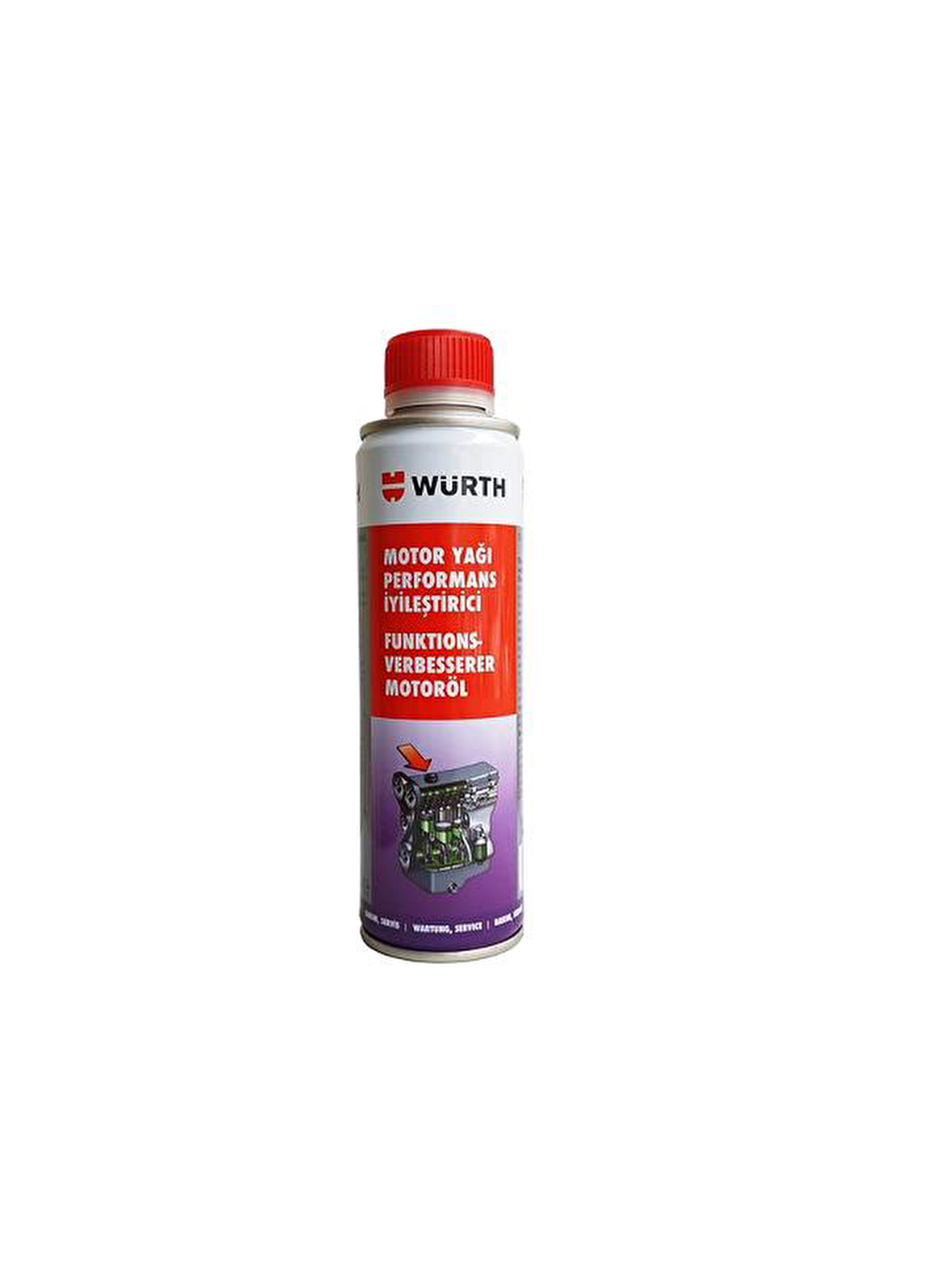 Würth Performans İyileştirici Benzin Dizel LPG Uyumlu Motor Yağı Katkısı 300 ml