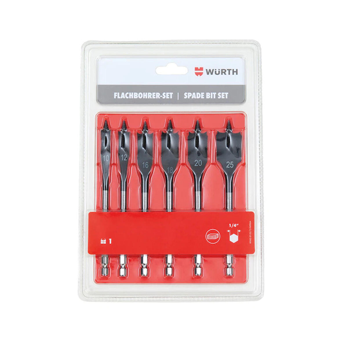 Würth Ahşap Oyma Matkap Ucu Seti (6 Parça)