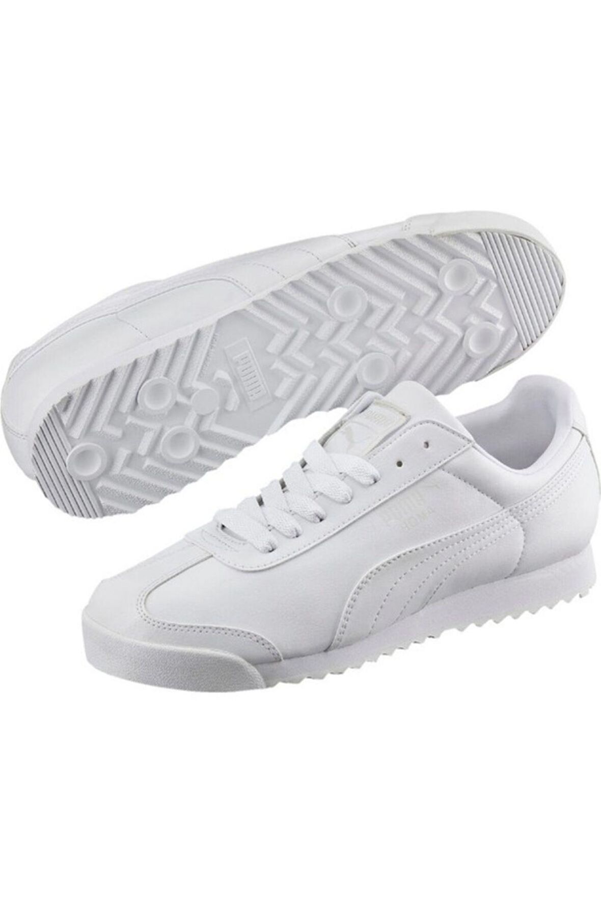 Puma Roma Basic Kadın-Erkek Beyaz Günlük Stil Ayakkabı 35357221 