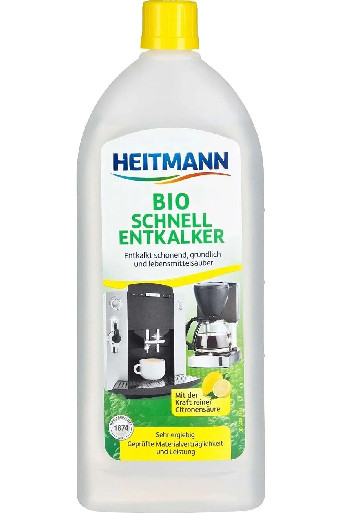 Kahve Makineleri ve Su Isıtıcıları İçin Bio Hızlı Kireç Çözücü Sıvı - 250 ml