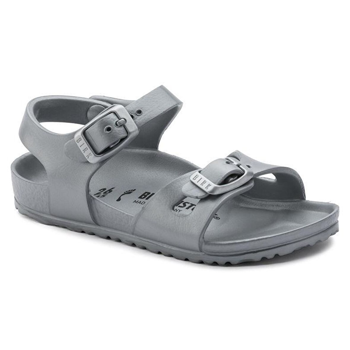 Birkenstock Metalik Erkek Çocuk Sandalet