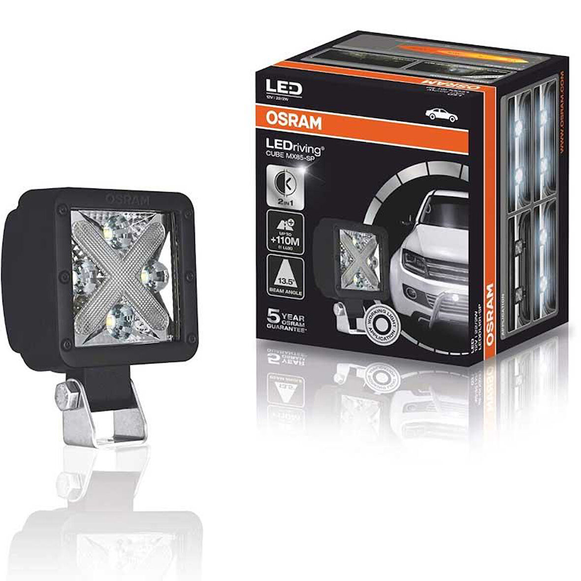 Osram Off-Road Led Lamba Cube MX85-SP LEDDL101-SP