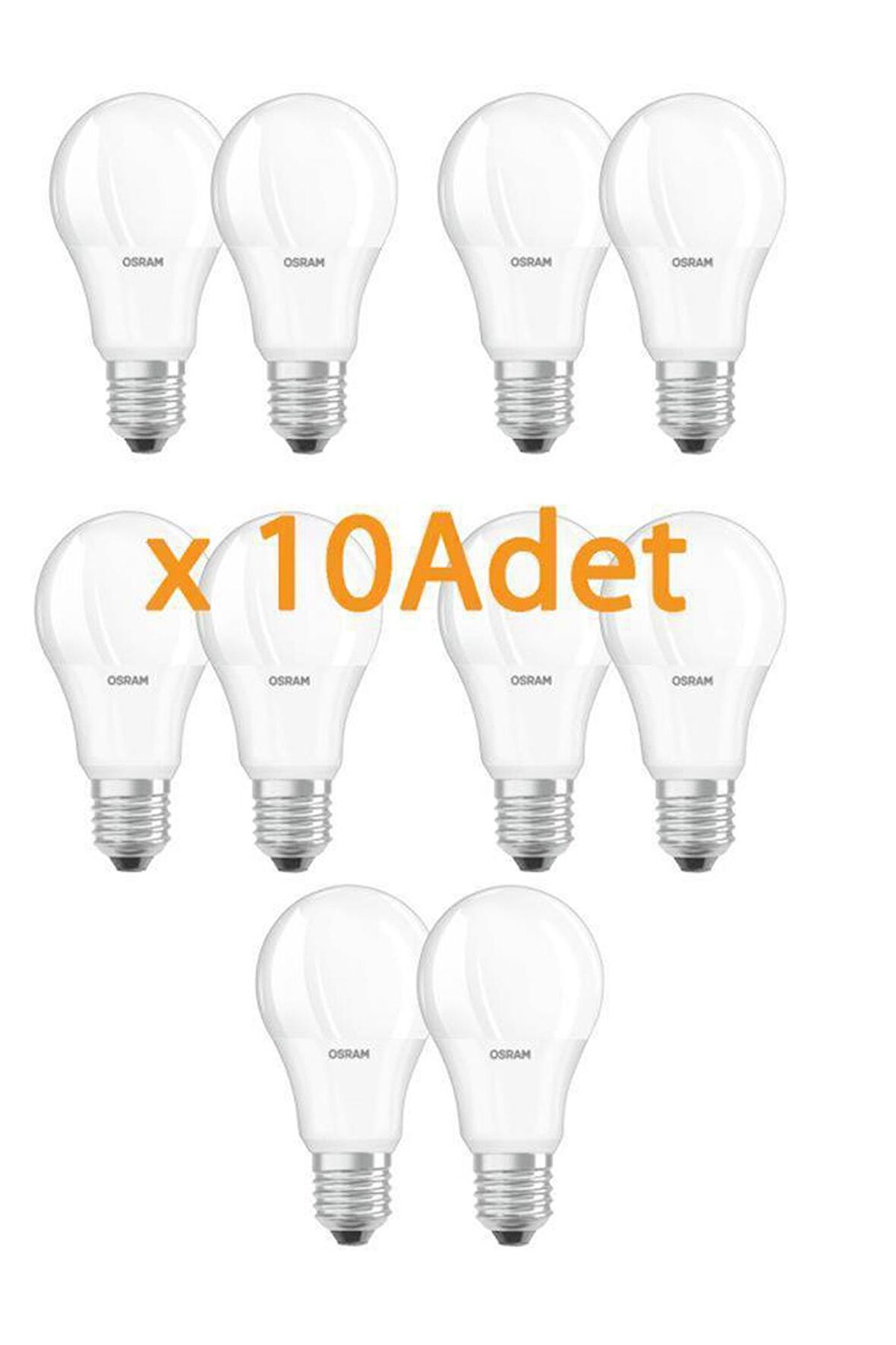 Osram 10W(75W) E27 Led Ampul 6500K Beyaz (10 Adet)