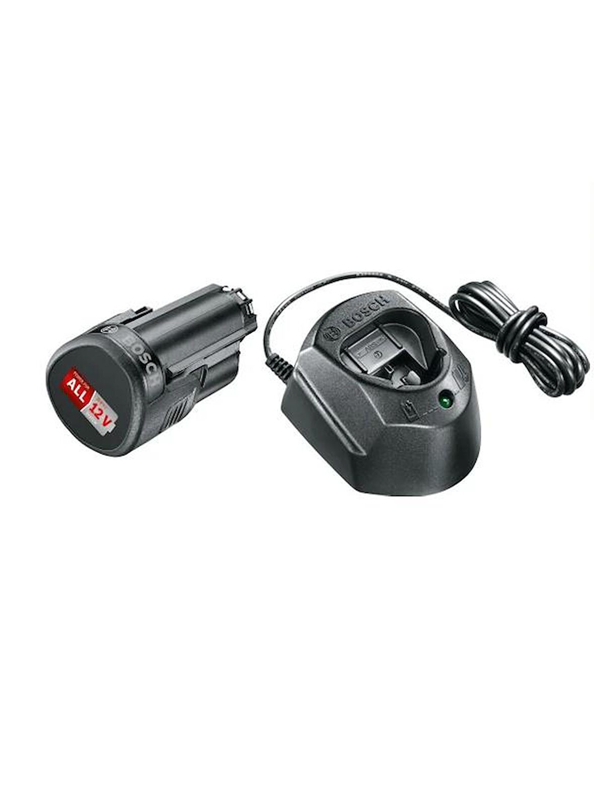 Bosch Akü Seti 12V 1,5AH Tek Akü+GAL1210 Şarj Cihazı