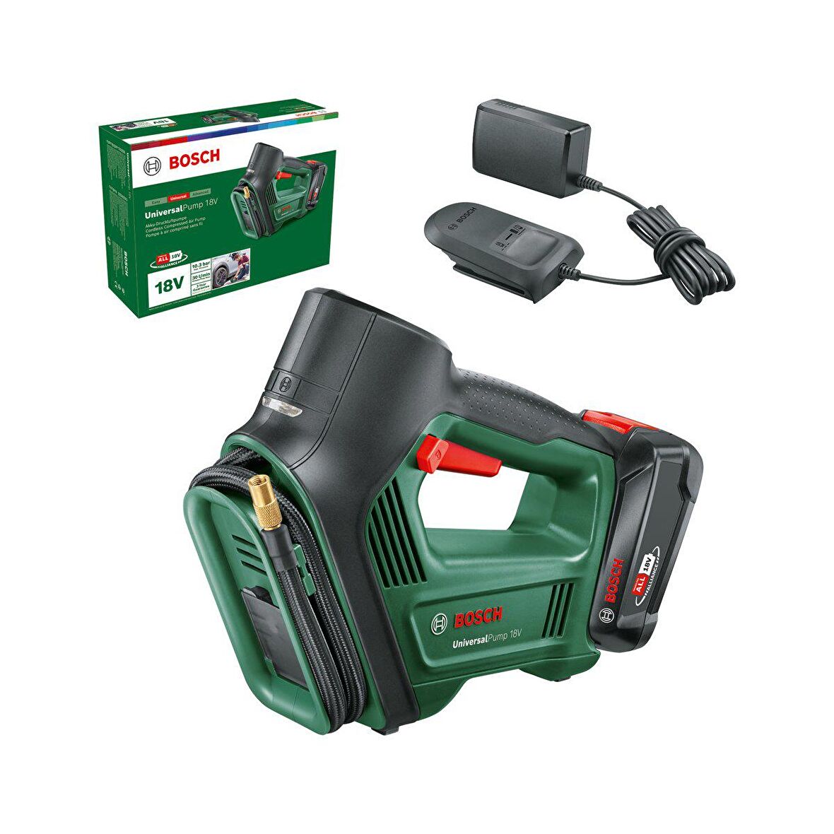 Bosch UniversalPump 18V Akülü Hava Kompresörü 2Ah Tek Akü - 0603947101