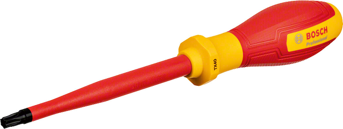 BOSCH Profesyonel İzoleli 1000 Volt T40 x 125 mm Torx Tornavida (1600A02ND0)