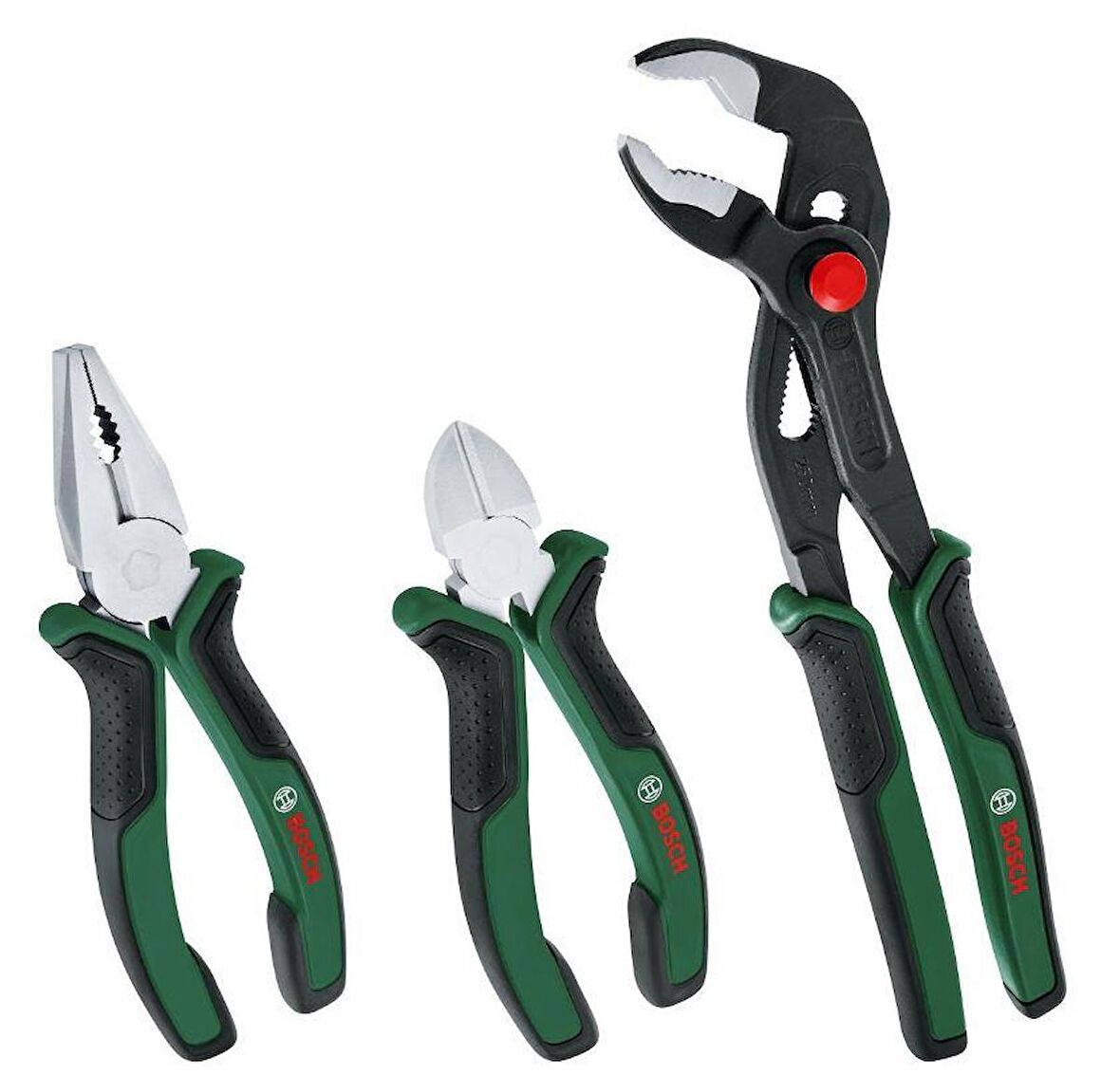 Bosch El Aleti Seti (Boru Anahtarı 250-Yan Keski 160-Pense 180) 3 Parça Premium - 1600A02W7J