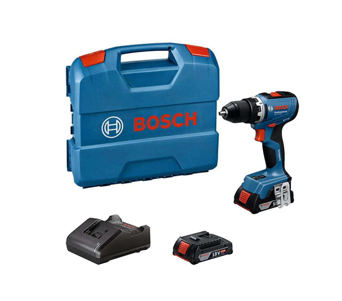 Bosch Gsr 18v-65 2x2.0 Ah Delme Vidalama Makinası
