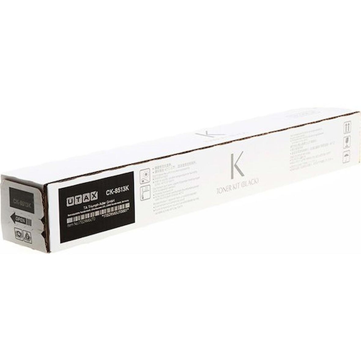 Utax CK-8513K 4006CI / 4007CI Siyah Spot Orjinal Toner 30.000 Sayfa 1T02RM0UT0