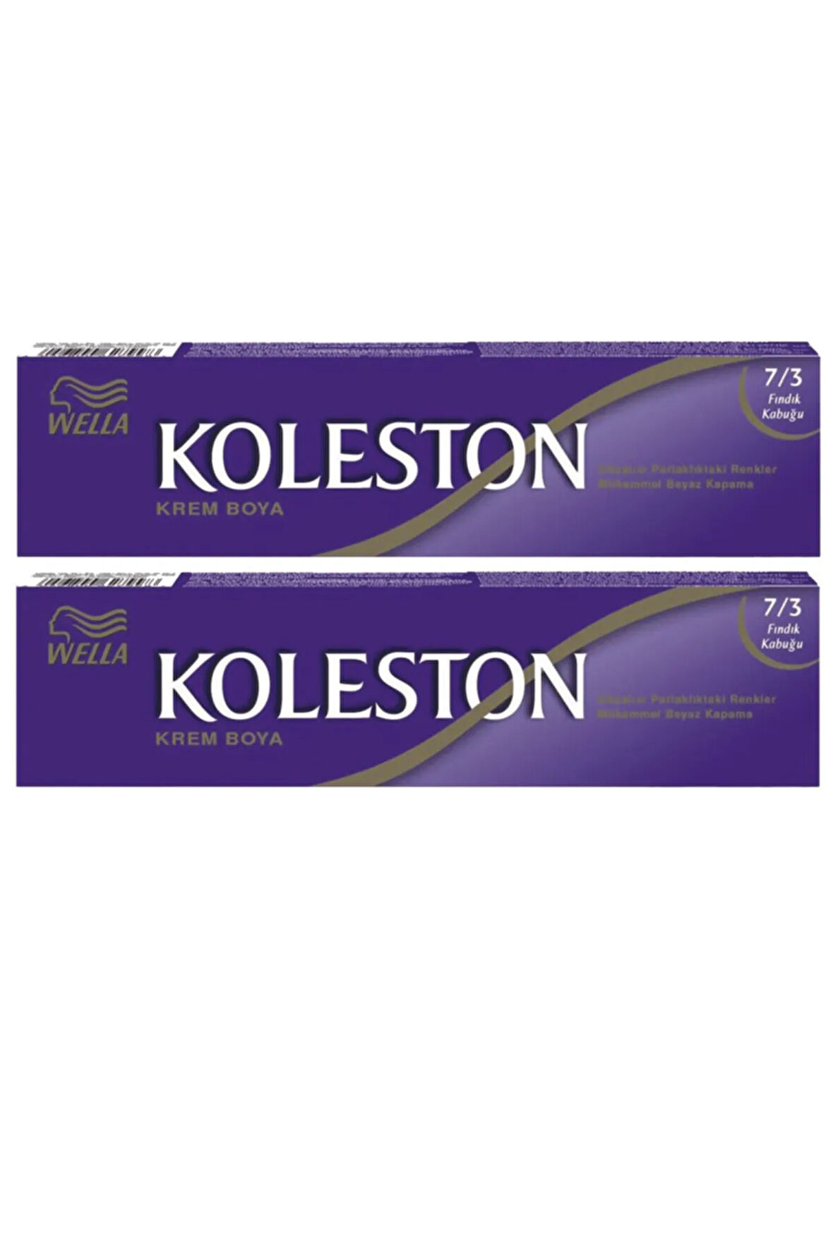 Koleston 7/3 Fındık Kabuğu Tüp Krem Boya X 2 Adet