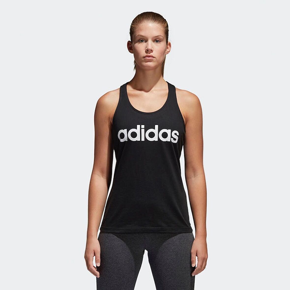 S97209 Ess Linear Tank Adidas Adidas Kadın Pamuklu Atlet