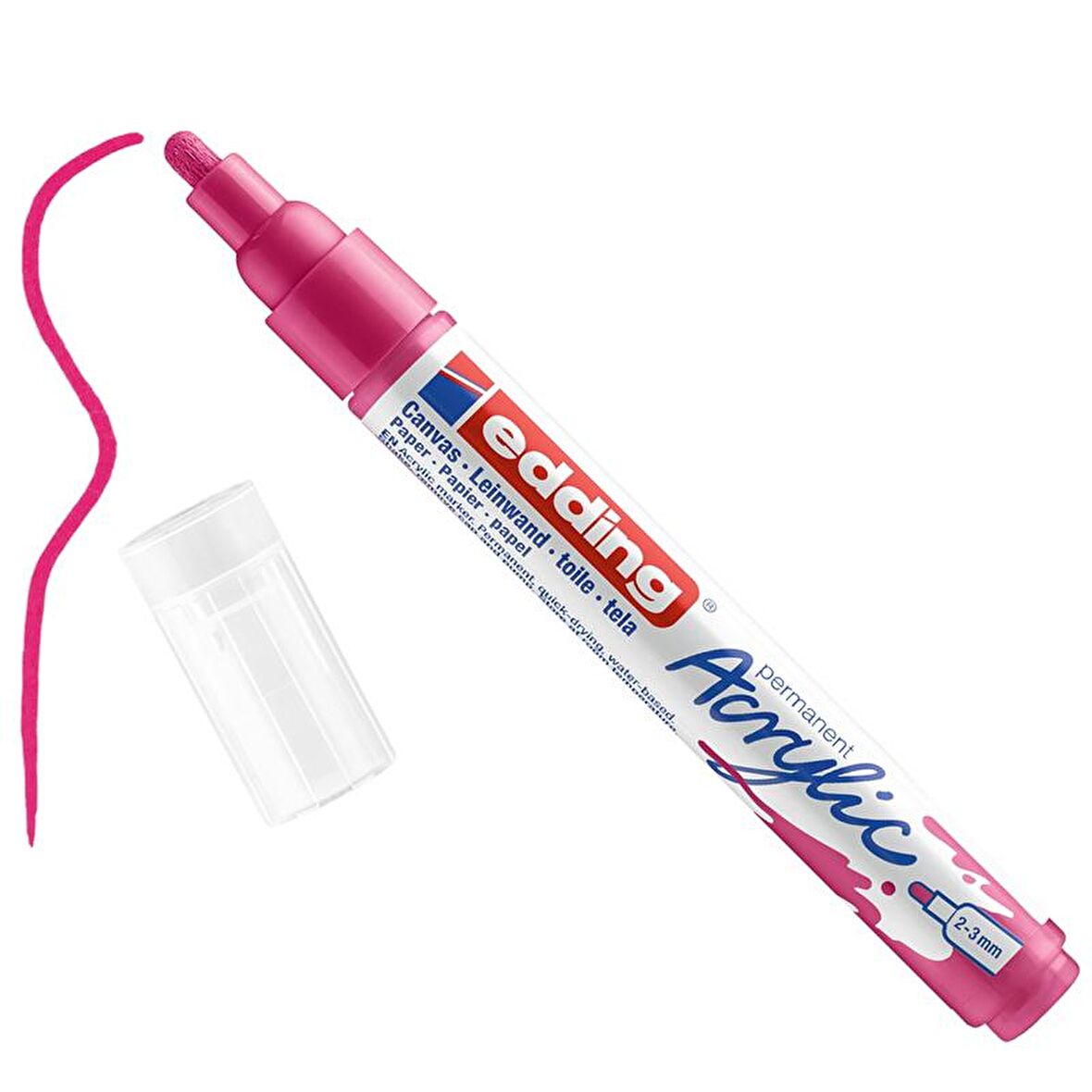 Edding 5100 Akrilik Marker Kalem 2-3mm 909 Telemagenta