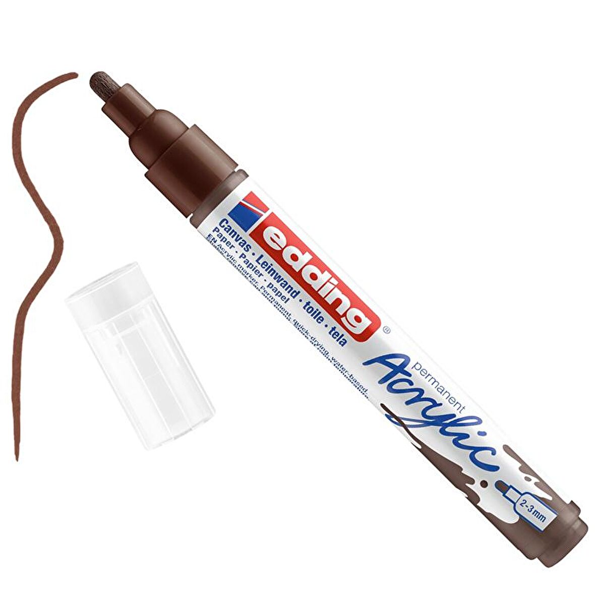 Edding 5100 Akrilik Marker Kalem 2-3mm 907 Çikolata Kahvesi