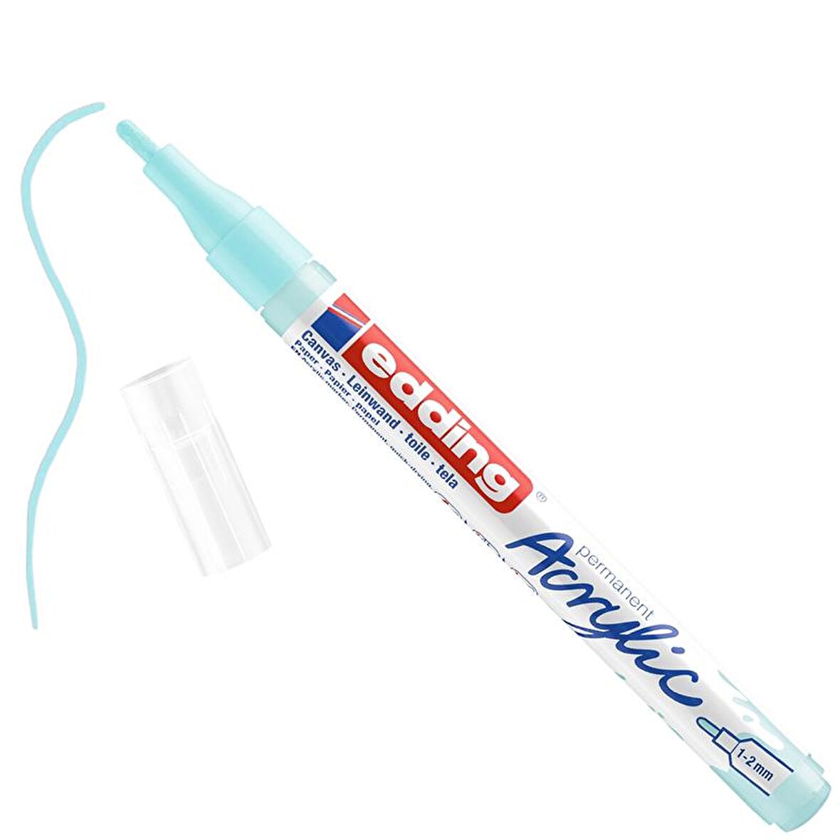 Edding 5300 Akrilik Marker Kalem 1-2mm 916 Pastel Mavi