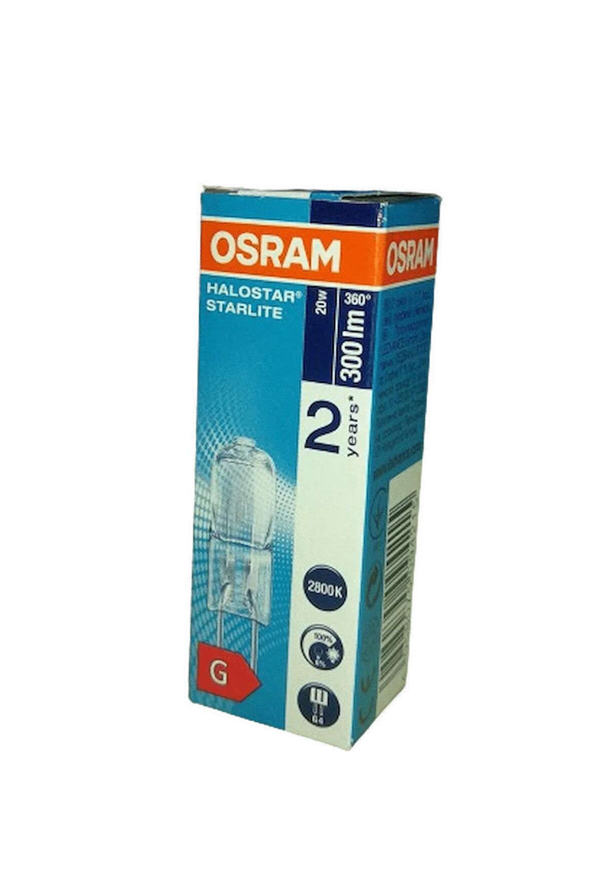 12V 20W Kapsül G4 Halogen Ampul 3lü Paket OSRAM