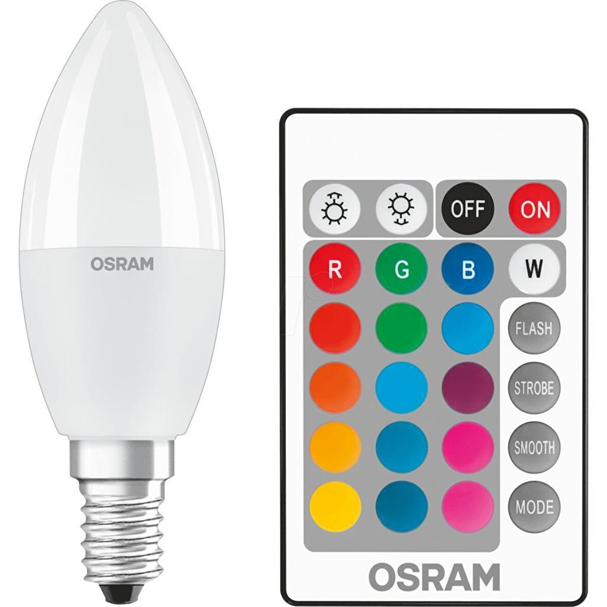 Osram LED Star+ 4.9W E14 Duy Kumandalı RGB Ampul