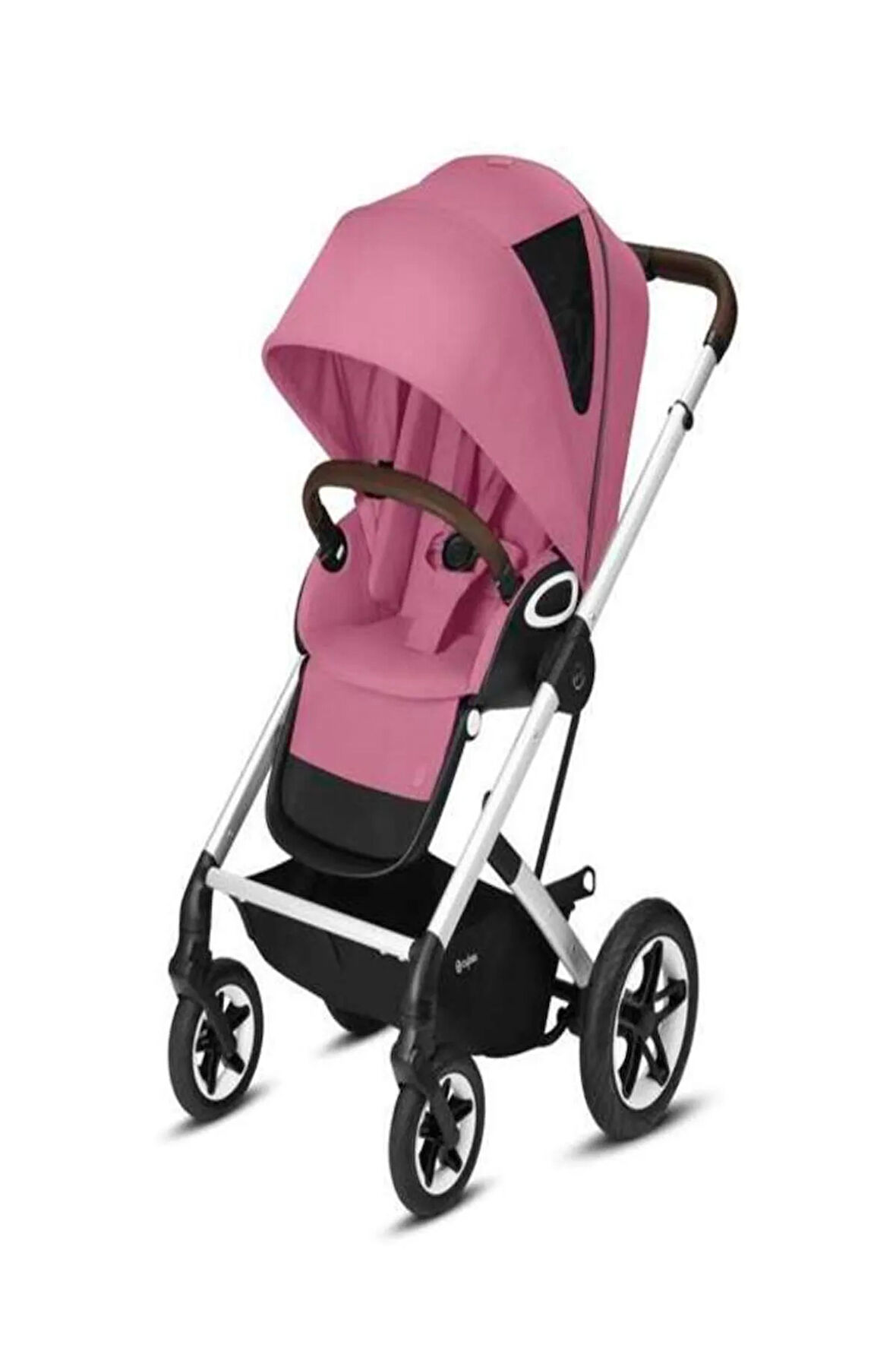 Talos S Lux (silver-magnolia pink) (konforlu bebek arabası)