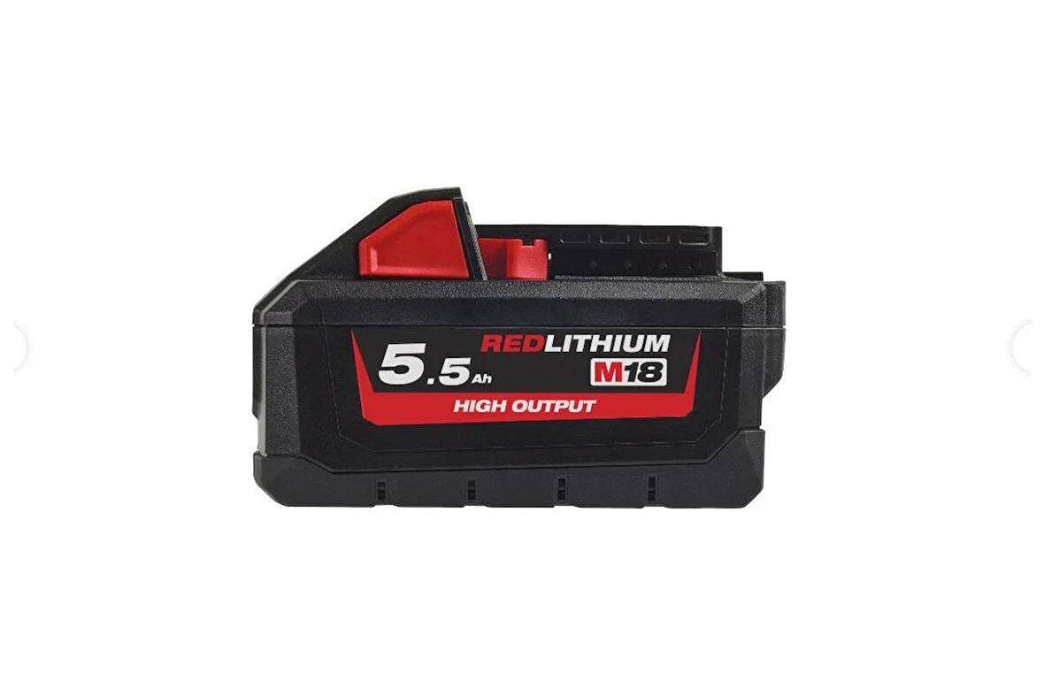 MİLWAUKEE M18HB5,5 HIGHOUTPUT REDLİTHİUM-ION 18V. 5,5AH AKÜ