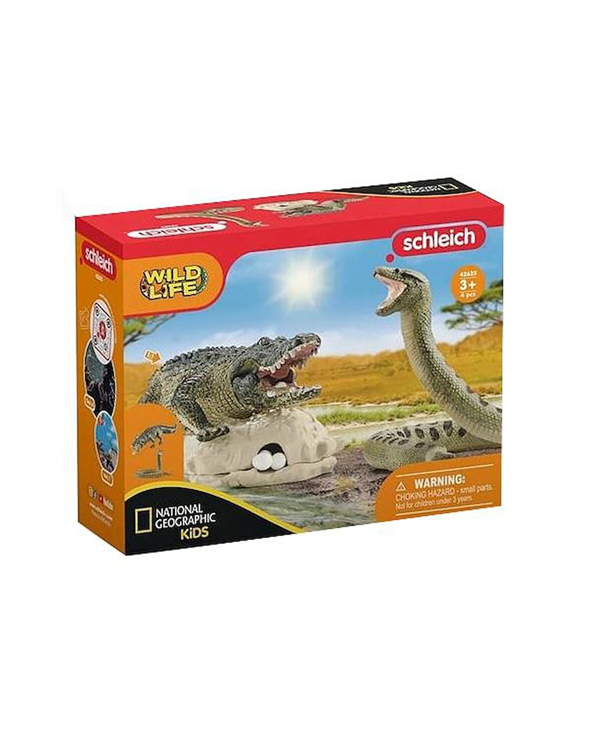 Schleich Natgeo Batalıkta Tehlike Seti 42625