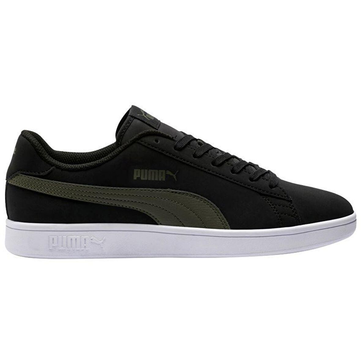 Puma 365160 Smash V2 Buck Siyah-Haki Erkek Spor Ayakkabı