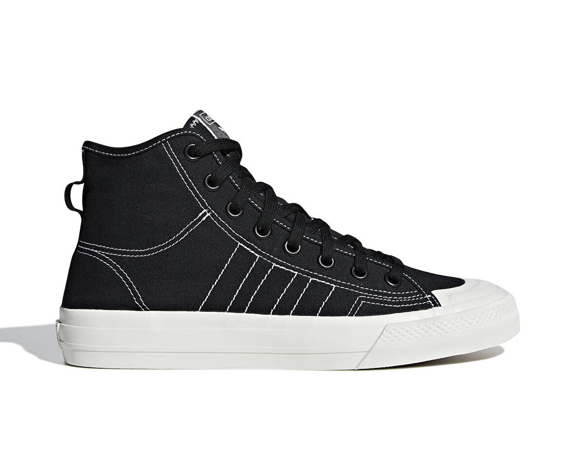 adidas Nizza Hi Rf Unisex Günlük Ayakkabı F34057 Siyah