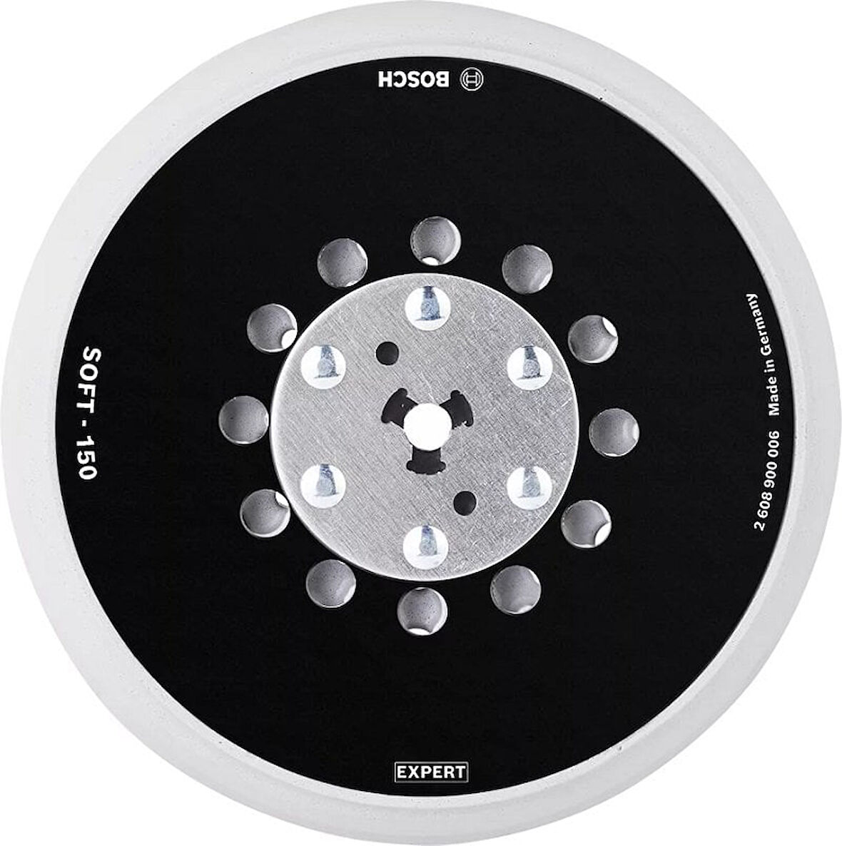 BOSCH EXPERT GEX 34-150 - GET 75 için Yedek Zımpara Tabanı Soft 150 mm