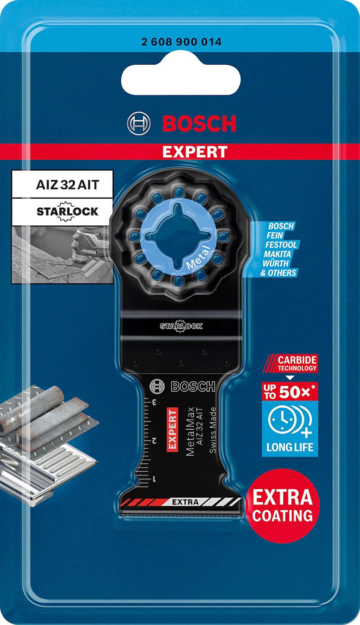 Bosch EXPERT MetalMax AIZ 32 AIT 40 x 32 mm Çok Fonksiyonlu Makine Bıçağı 1'li - 2608900014