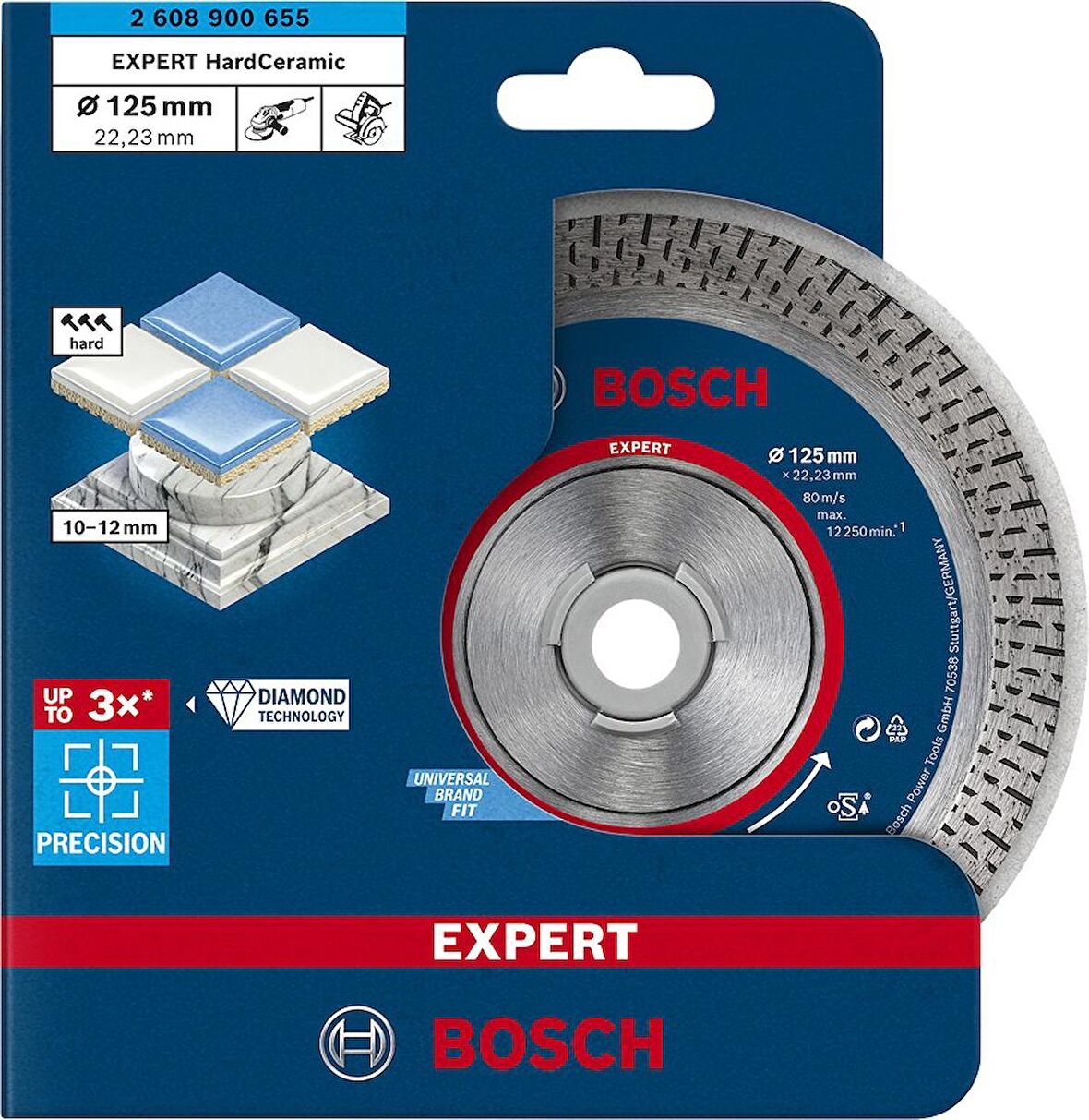 Bosch Expert Elmas Kesme Disk BFHaCeramic 125*22,23mm - 2608900655