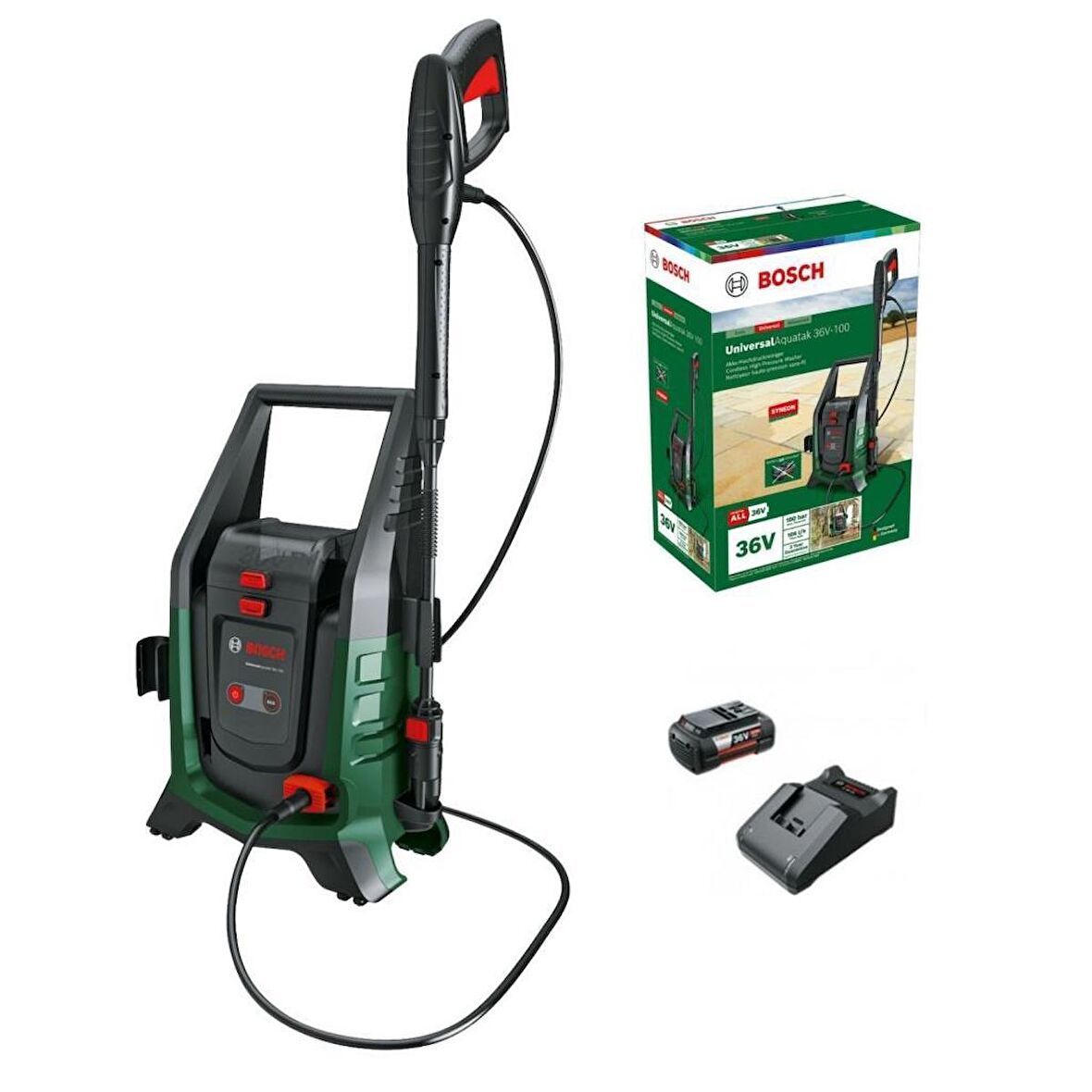 Bosch UniversalAquatak 36v-100 Akülü Yüksek Basınçlı Yıkama Makinesi 06008C7002