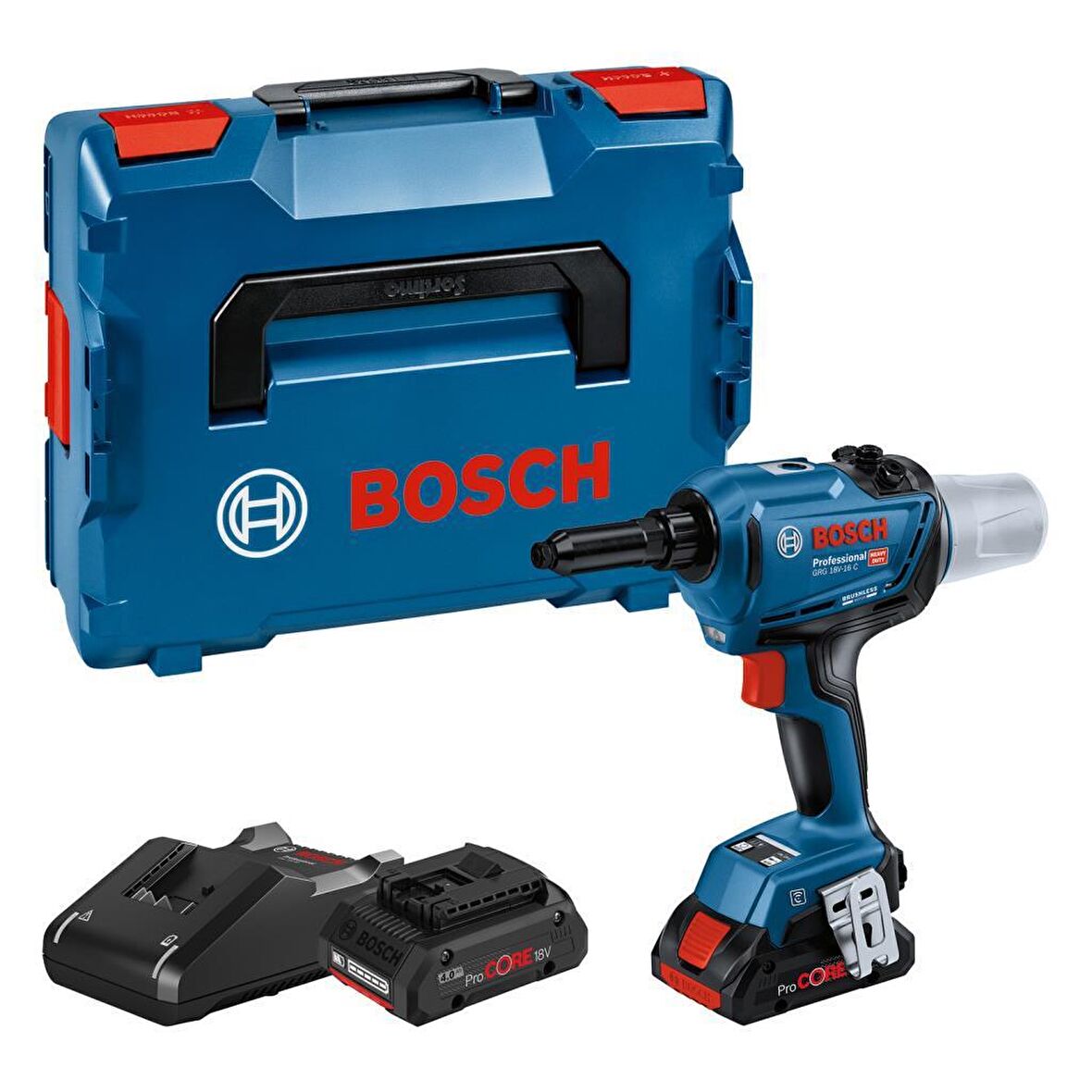 Bosch Grg 18v-16 C Akülü Perçin Tabancası 2x4 Amper