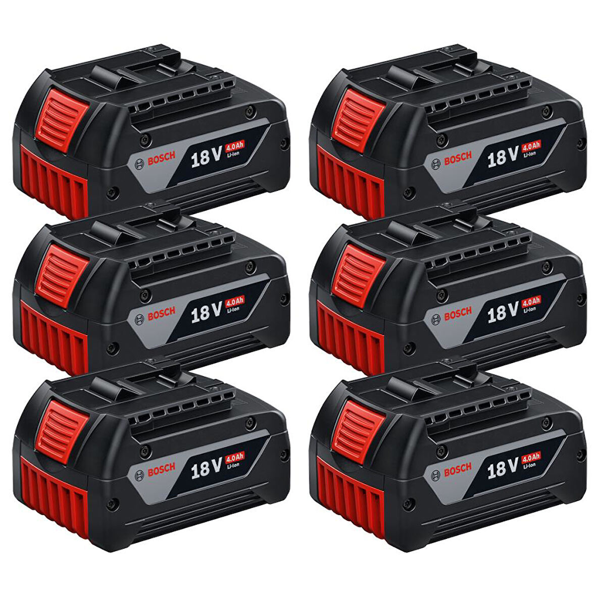 Bosch GBA 18V 4.0 Ah Kartuş Akü x6