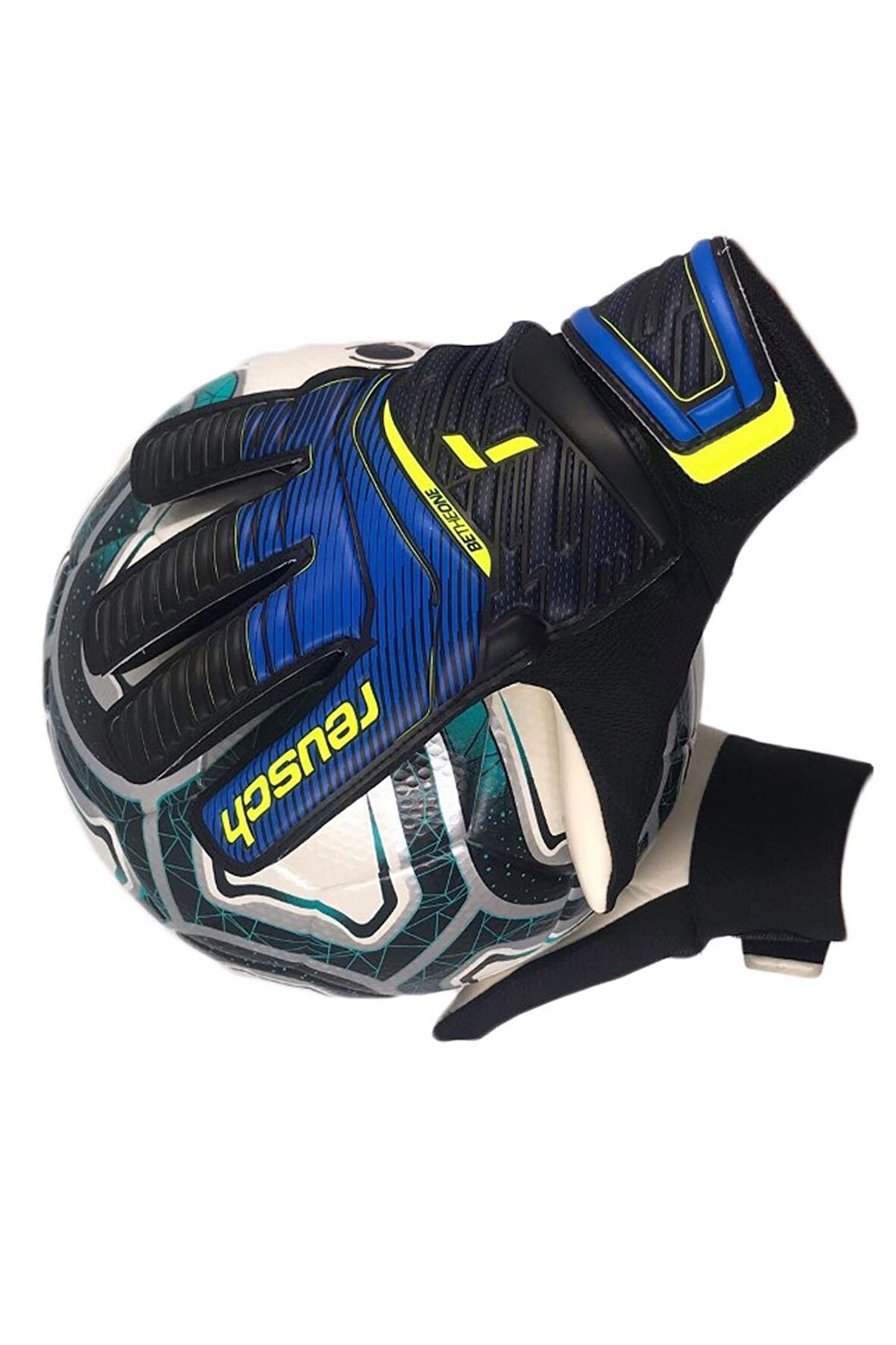 Reusch Attrackt Starter - Çocuk Mavi Futbol Eldiveni - 5270514-4940