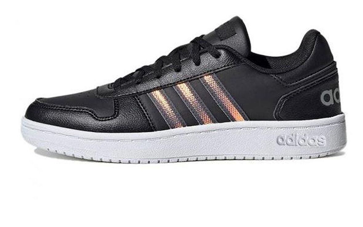 Adidas Hoops 2.0 Kadın Siyah Günlük Sneaker Ayakkabı FW3536