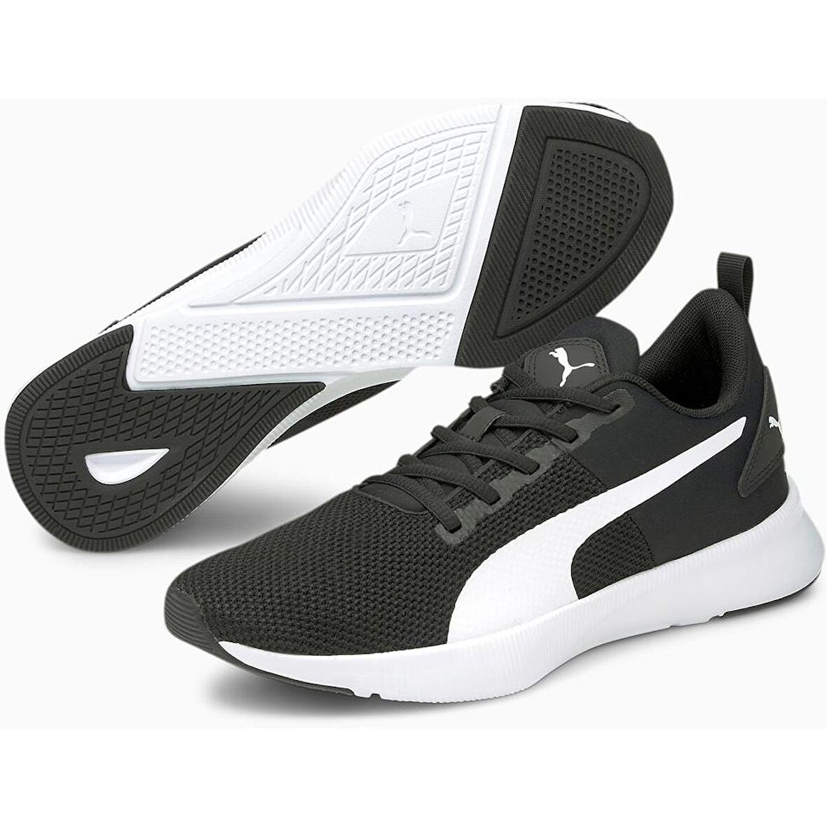 Puma FLYER RUNNER Siyah-Beyaz Erkek Koşu Ayakkabısı